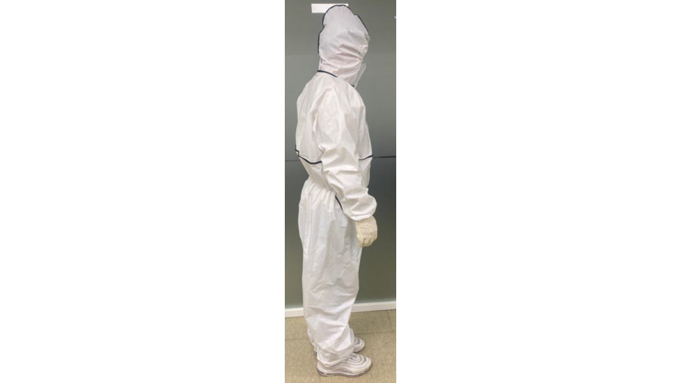 Vtrap C Level Isolation Suit, White, Extra Large, SPAISOSUIT1-XL