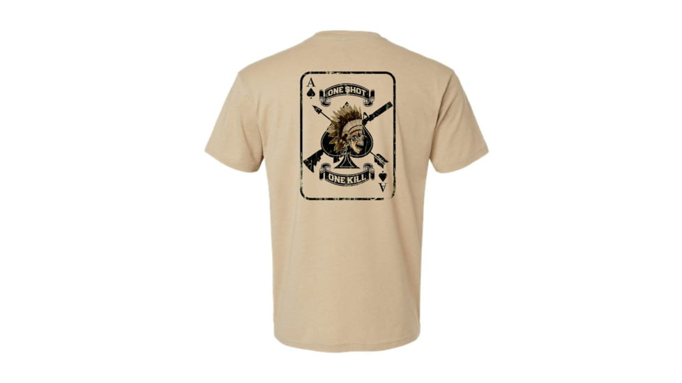 Vulcan Arms One Shot, One Kill Tribe Tee 3FAA6630, Sand, xl, APQ-5106021S1A1