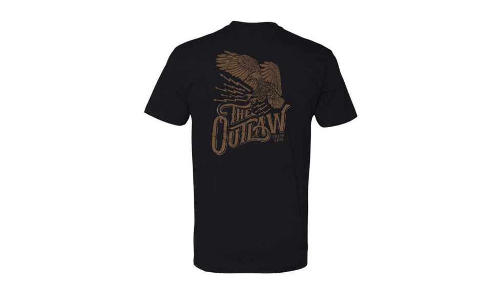 Vulcan Arms THE AMERICAN OUTLAW T-SHIRT AD9E15BC, Black, l, APQ-5128792S8A1