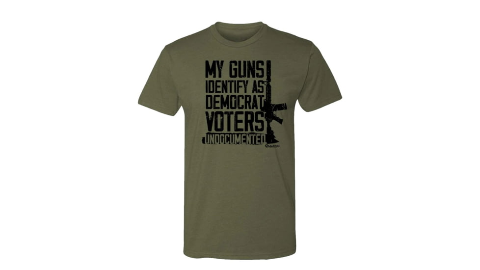 Vulcan Arms Undocumented T-Shirt D384338D, xl, military green, APQ-4495251S1A1