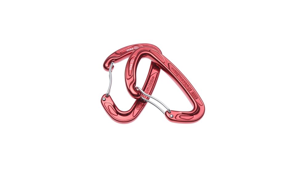 Vulture Equipment Works Red Bent Gate Carabiner VEW-RB