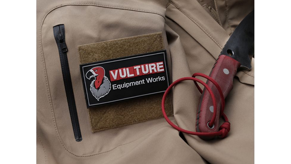 Vulture Equipment Works Vulture Logo Rubber Patch VEW-LRP
