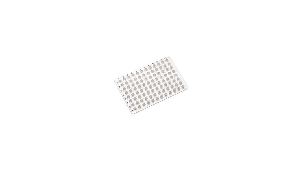 VWR 96-Well Real Time PCR Plates 3951-850-000 Clear 8-Cap Closure Strips