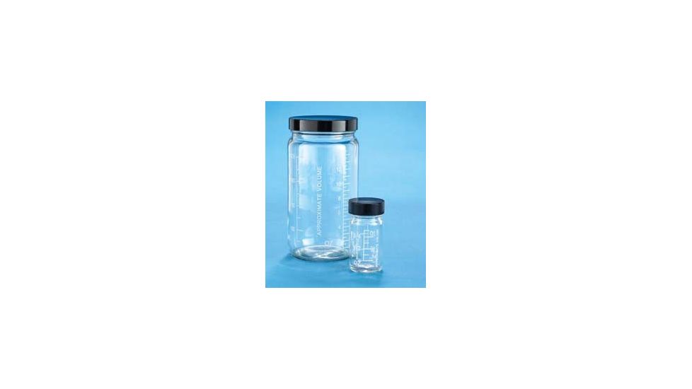 VWR AC Medium Round Bottles, Clear, Wide Mouth, Graduated VW5810858B Bottles Only