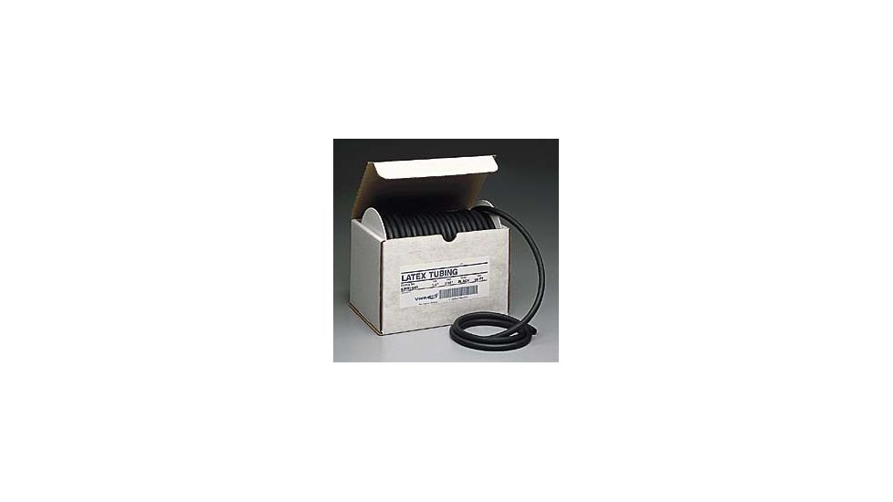 VWR Black Latex Rubber Tubing BL1208 50'' Coil Length