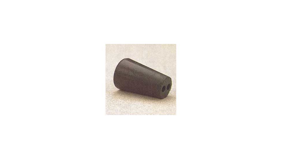 VWR Black Rubber Stoppers, Two-Hole 15-M292