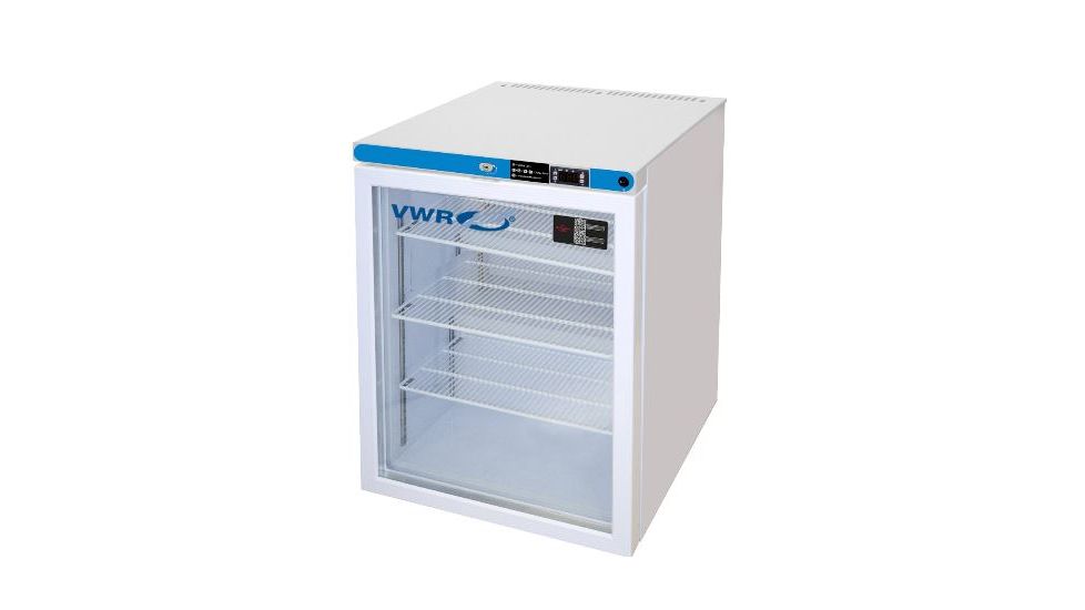 VWR Free Standing Undercounter Refrigerator, 1.8 CF, Cycle Defrost, Solid Door 10819-646-EA