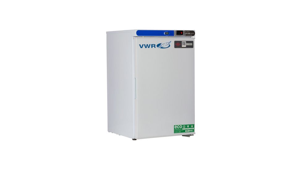 VWR Free Standing Undercounter Refrigerator, 1 cu. ft., Cycle, 1C to 10C, 2 Shelves, Solid Left Hinged Door 76210-102-EA