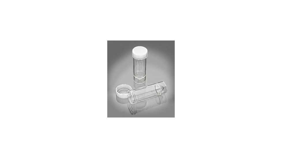 VWR Freestanding Specimen and Centrifuge Tubes with Plug Seal Caps 3096-340-306 Nonsterile