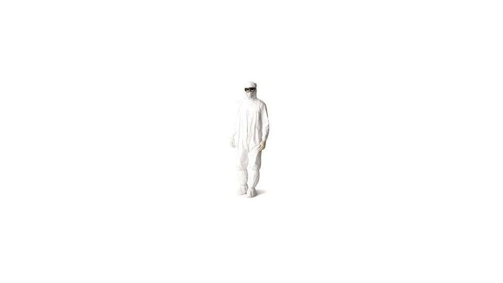 VWR Hooded Coveralls Made With Dupont Tyvek Isoclean Material, Case of 25, IC180SWH2XVD