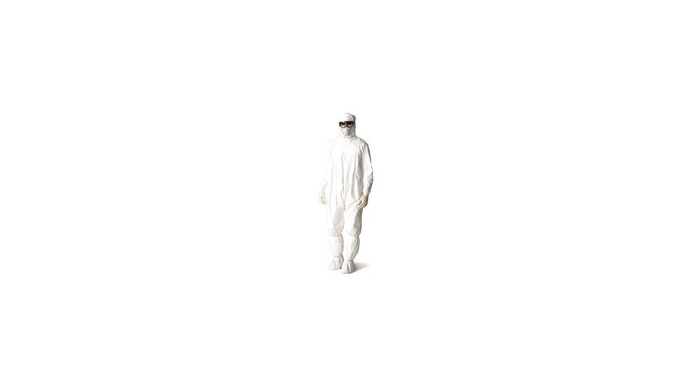 VWR Hooded Coveralls Made With Dupont Tyvek Isoclean Material, Case of 25, IC180SWHLGVD