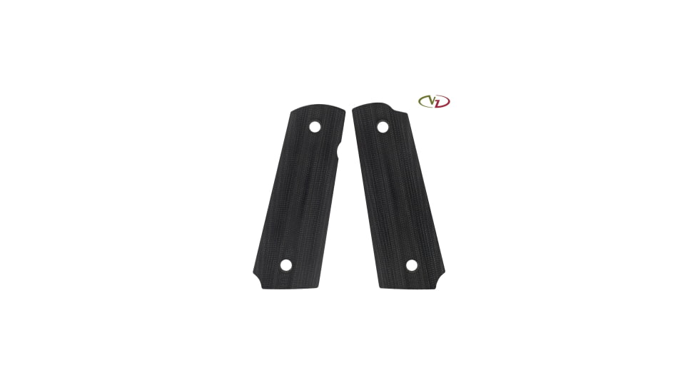 VZ Grips Hand Polished - 1911 Grips - Black Canvas, 320P-BC