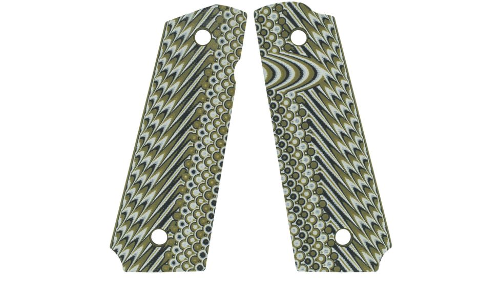 VZ Grips 1911 Operator II Grip Panels, Aggressive Textured G10, Predator Gr, O2PGXA