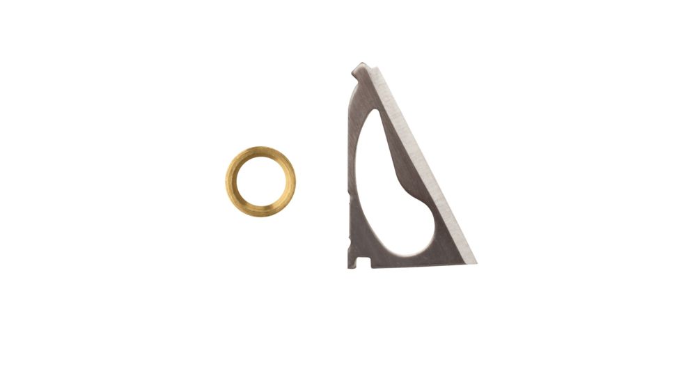 Wac Em 2 Blade Primitive 125 Replacement Blades and Rings, Stainless Steel 1004726
