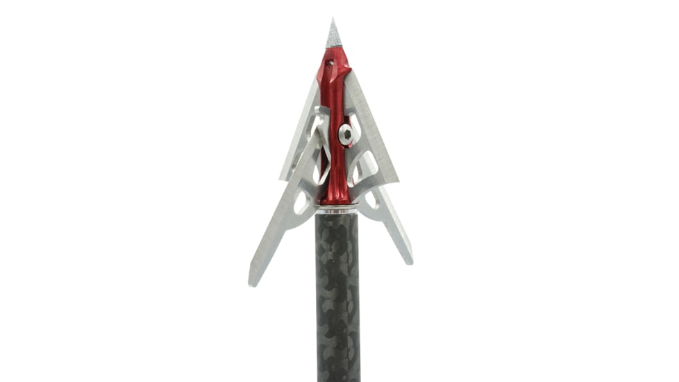 Wac Em Steel Slipcam Hybrid 4-Blade Broadhead w/ Slipcam w/ Free Strobing Fit Nock, 100 grain, WAS4200