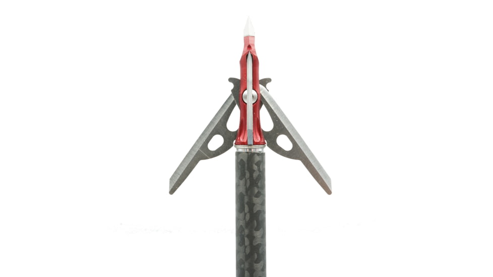 Wac Em Steel Slipcam Hybrid 4-Blade Broadhead w/ Slipcam w/ Free Strobing Fit Nock, 100 grain, WAS4200