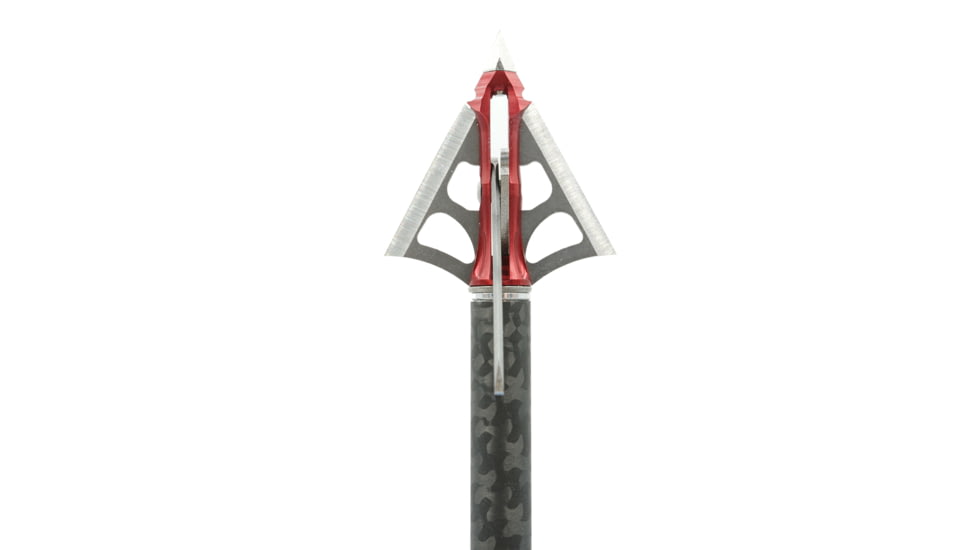 Wac Em Steel Slipcam Hybrid 4-Blade Broadhead w/ Slipcam w/ Free Strobing Fit Nock, 100 grain, WAS4200