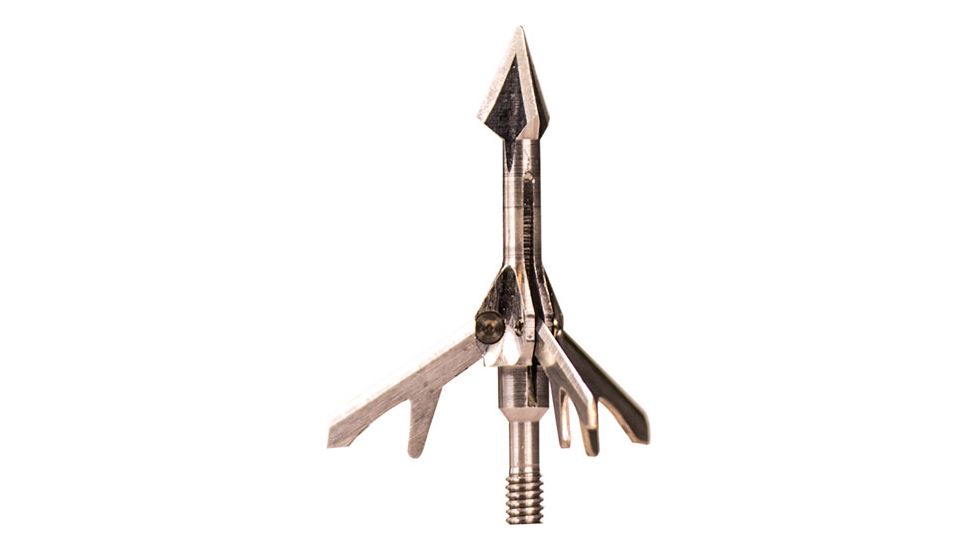 Wac Em Wac'em Broadhead 3-blade Ss100 Grain Expandable 1.5'' Cut 4pk