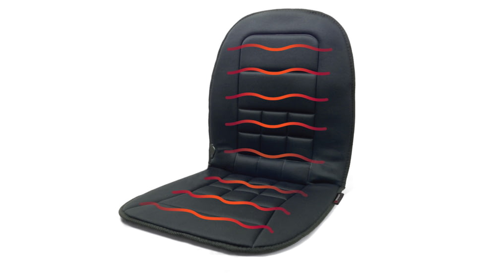 Wagan 12-Volt Heated Seat Cushion, Black, 9738P