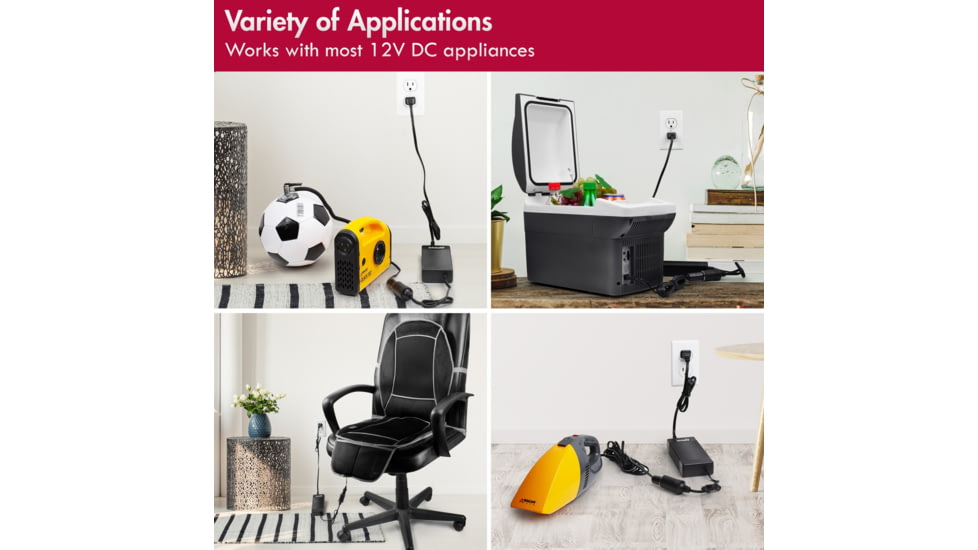 Wagan AC to DC 10A Power Adapter, Black, One Size, EL9904