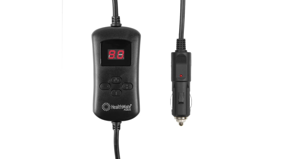 Wagan Auto Sport Heated Seat Cushion, Black, One Size, IN9449