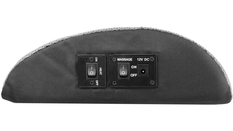 Wagan Heated Massage Lumbar Cushion, Gray, One Size, IN9514