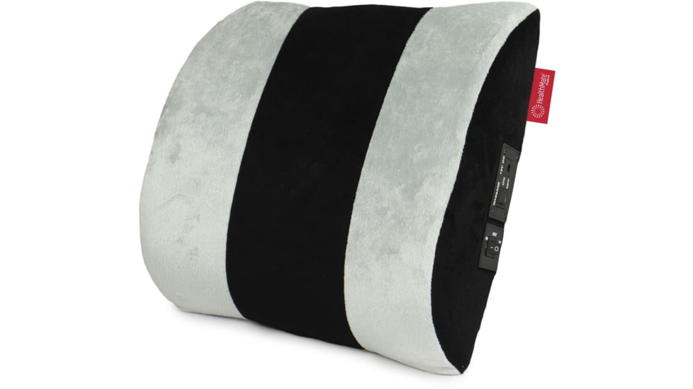 Wagan Heated Massage Lumbar Cushion, Gray, One Size, IN9514