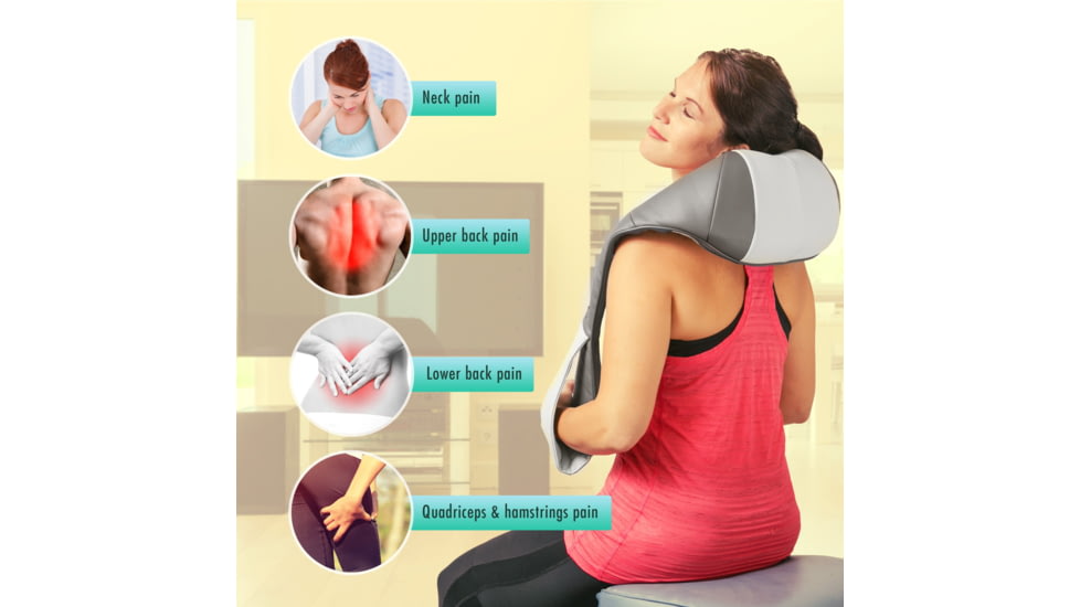 Wagan Heated Shiatsu Massage Belt, Gray, One Size, IN9531