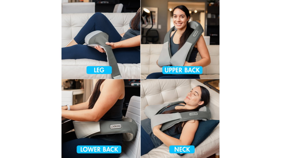 Wagan Heated Shiatsu Massage Belt, Gray, One Size, IN9531