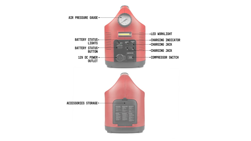 Wagan JumpBoost V10 Air, Red, One Size, EL7556