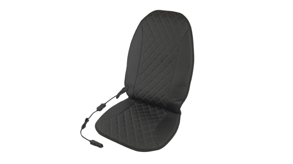 Wagan Luxury Heated Seat Cushion, Black, One Size, IN9432