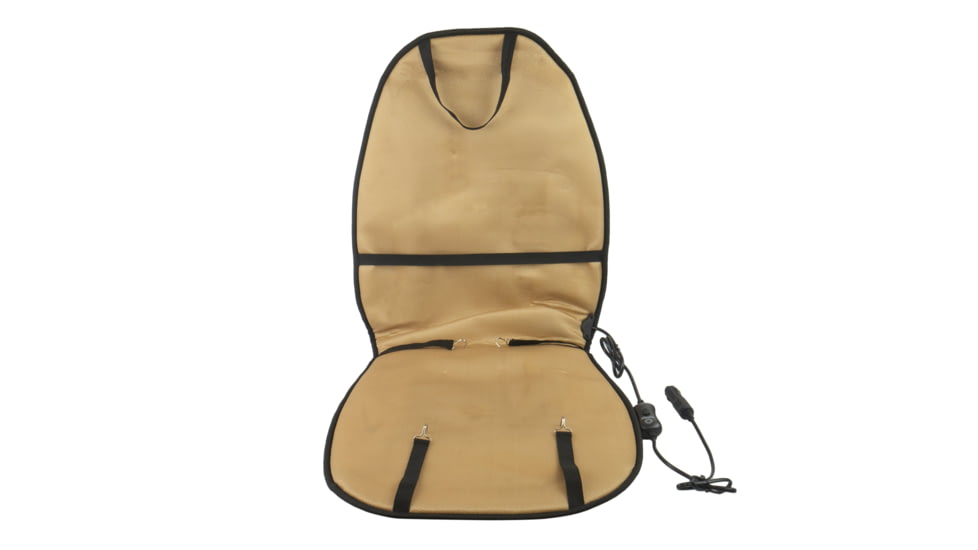 Wagan Luxury Heated Seat Cushion, Black, One Size, IN9432