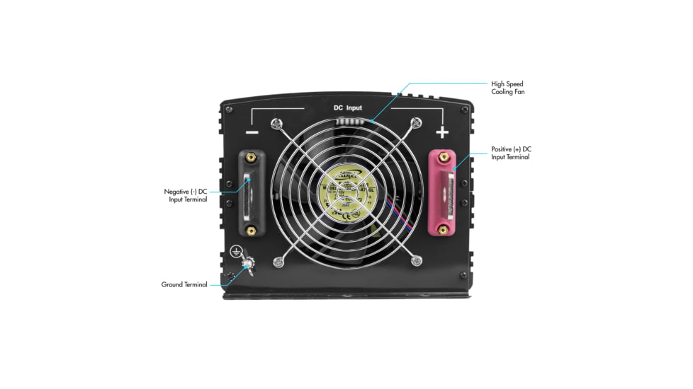 Wagan ProLine 10000W Inverter &amp; Remote, Black, One Size, EL3748