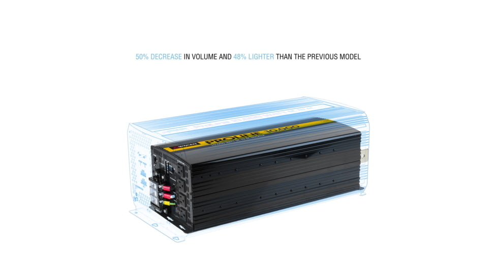 Wagan ProLine 10000W Inverter &amp; Remote, Black, One Size, EL3748