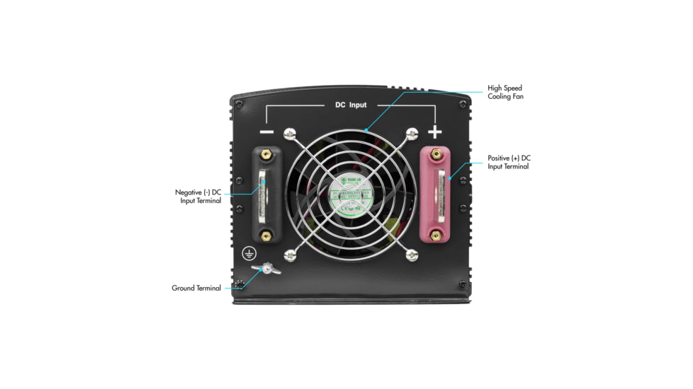 Wagan ProLine 3000W Inverter &amp; Remote 12V, Black, One Size, EL3742