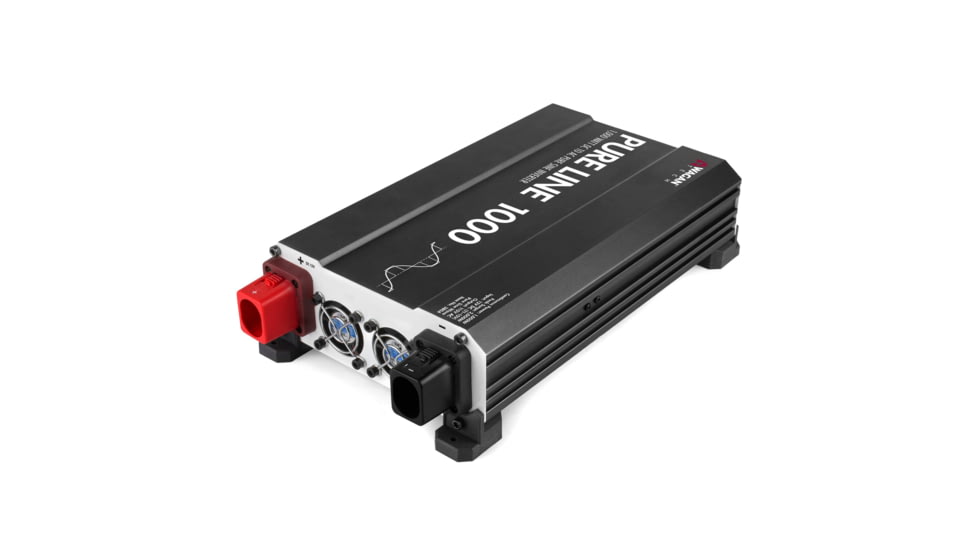 Wagan Pure Line 1000W Pure Sine Inverter, ETL, Black, One Size, EL3804