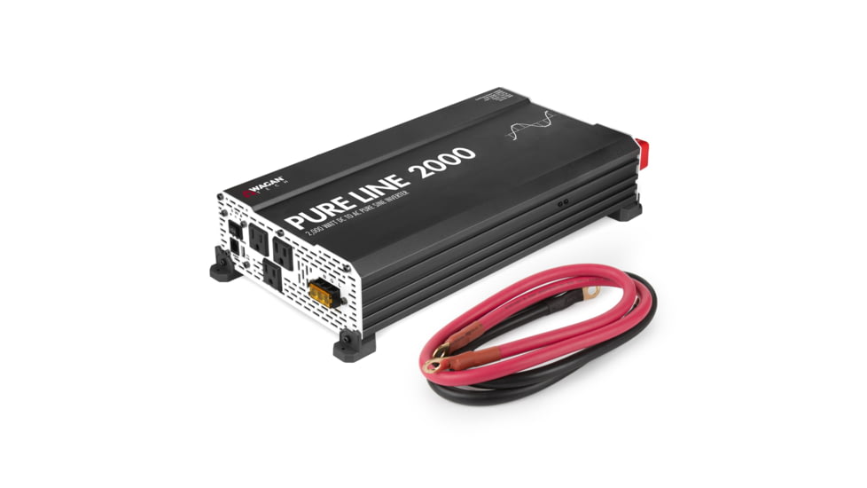 Wagan Pure Line 2000W Pure Sine Inverter, ETL, Black, One Size, EL3808