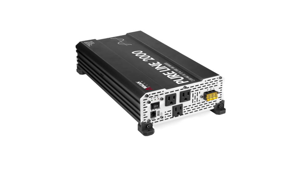Wagan Pure Line 2000W Pure Sine Inverter, ETL, Black, One Size, EL3808