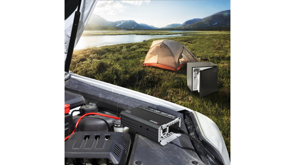 Wagan Pure Line 400W Pure Sine Inverter, ETL, Black, One Size, EL3800