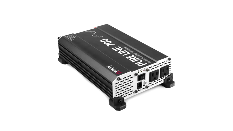 Wagan Pure Line 700W Pure Sine Inverter, ETL, Black, One Size, EL3802