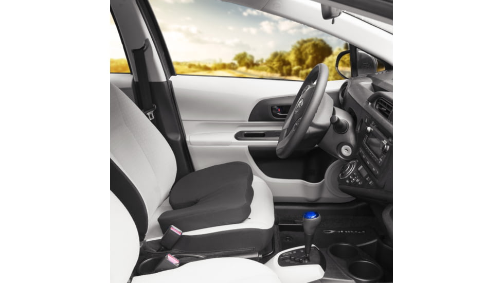 Wagan RelaxFusion Coccyx Cushion, Black, One Size, IN9113