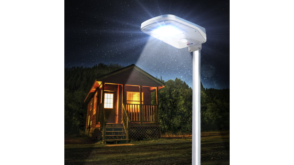 Wagan Solar &amp; LED Floodlight 2000 w/Remote, Gray, One Size, EL8590