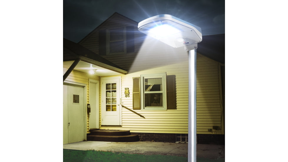 Wagan Solar &amp; LED Floodlight 2000 w/Remote, Gray, One Size, EL8590