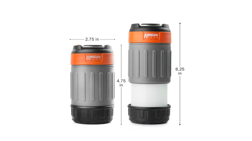Wagan Tech Brite-Nite Pop-Up Lantern, Oragne, One Size, EL4303
