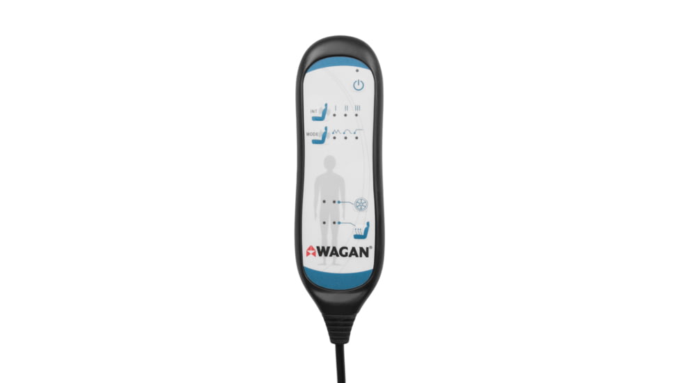 Wagan Tech Infra-Heat Massage Magnetic Cushion, Black, One Size, IN9989