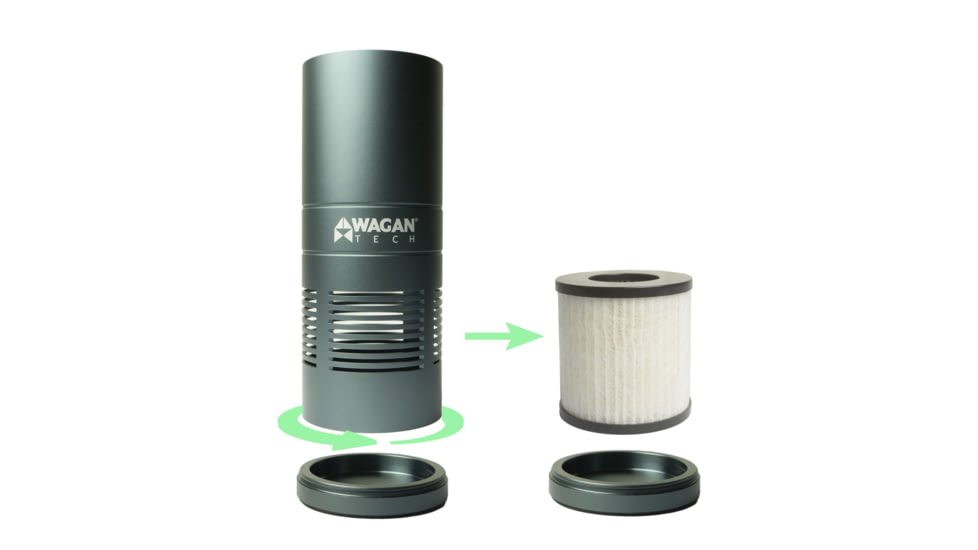 Wagan Tech USB Deluxe Air Purifier, Gray, One Size, EL2872