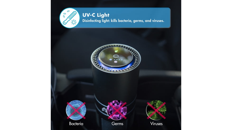 Wagan Tech USB Deluxe Air Purifier, Gray, One Size, EL2872