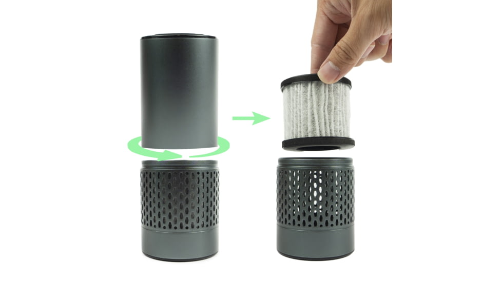 Wagan USB Air Purifier, Gray, One Size, EL2871