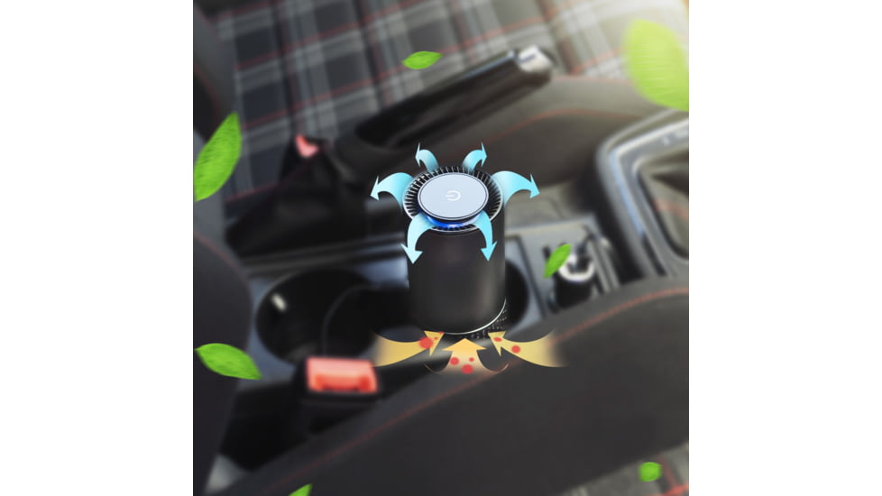 Wagan USB Air Purifier, Gray, One Size, EL2871