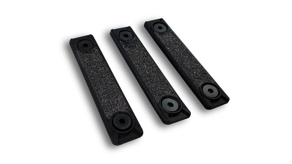 Walker Defense Research 2 M-LOK SLOT Length NILE Silicon Carbide M-LOK Rail Covers, 3 Pack, NILE-2-SLOT-3-PACK